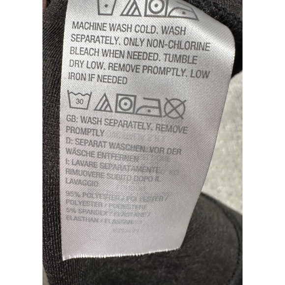 Susan Graver Weekend Top Womens Medium Black Mock Neck Knit Corduroy Tunic - Picture 7 of 7